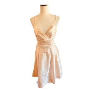 Siri Beautiful Tea Length Silk Dress